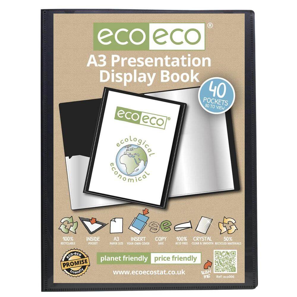 Eco Eco A3 40 Pocket Presentation Display Book